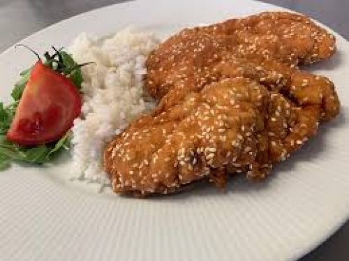 Szezámmagos rántott csirke felsőcomb filé