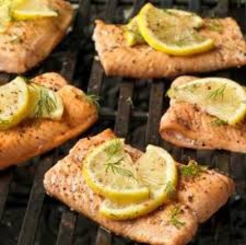 Harcsafilé roston,citromos vajban sütve