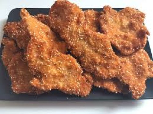 Szezámmagos rántott csirkemell