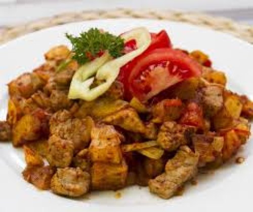 Brassói aprópecsenye hasábburgonyával